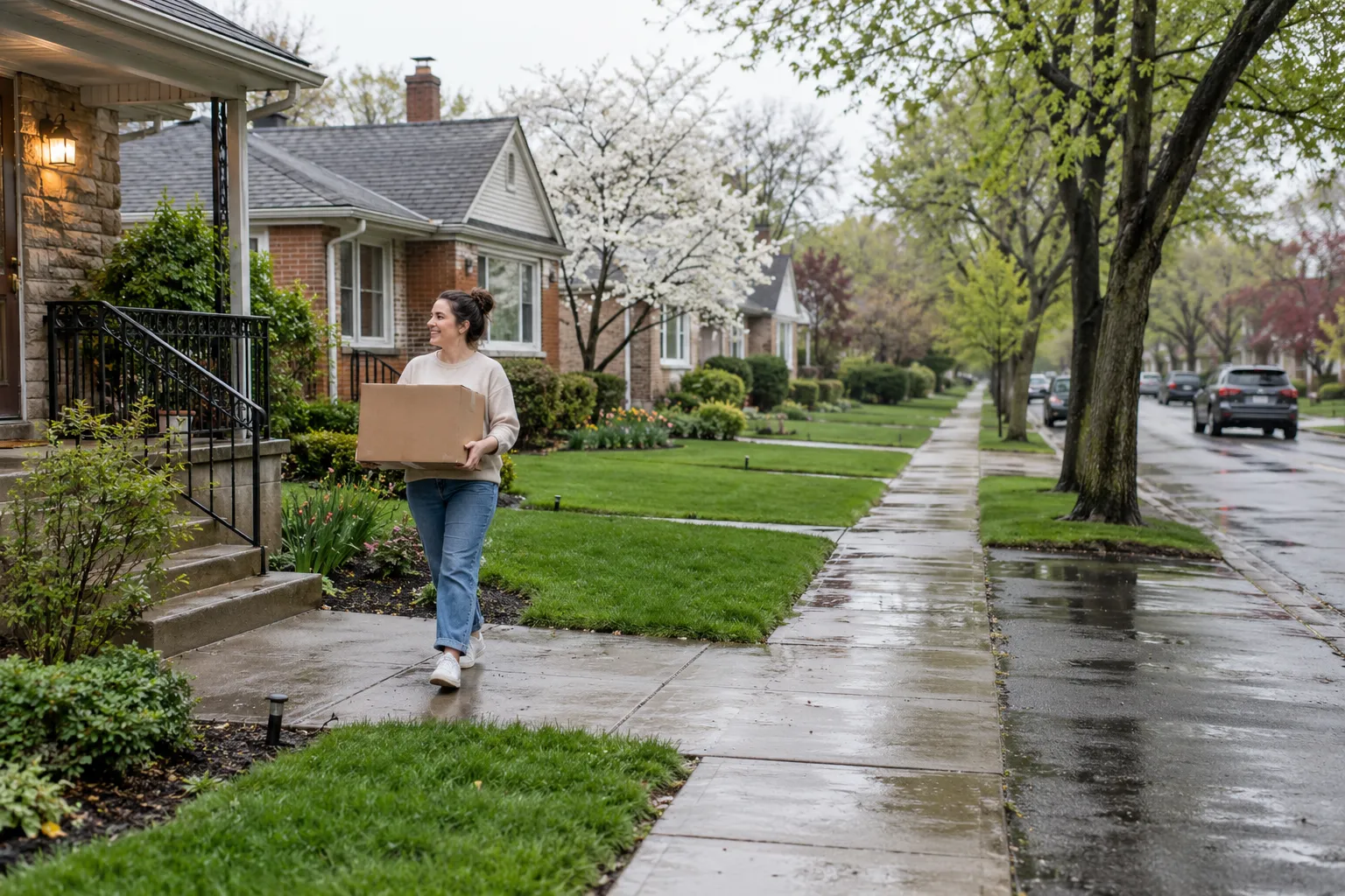 Homes in the Greater Columbus area served by local water damage providers