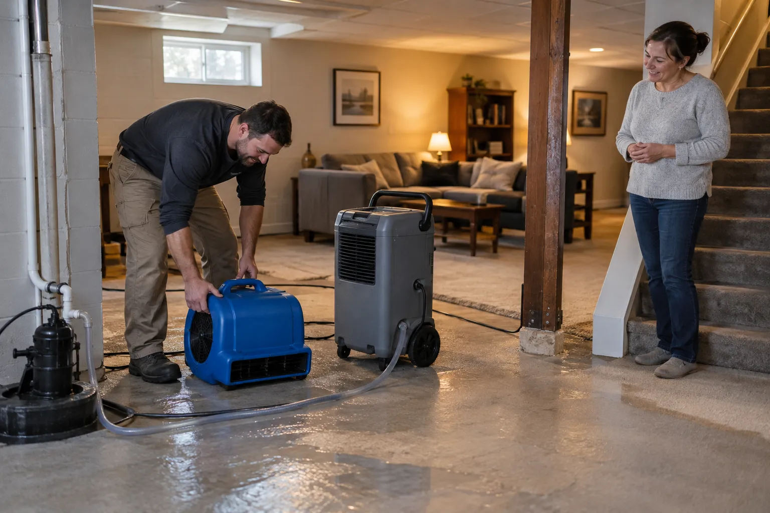 Water Extraction & Structural Drying in Columbus, OH